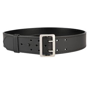 6285 2.25" Fully Lined Sam Browne Leather Belt With Chrome Buckle Order Two